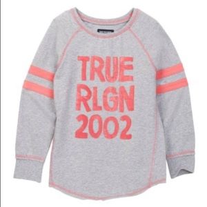 True Religion Long Sleeve Football Tee